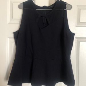 Lane Bryant dark blue top
